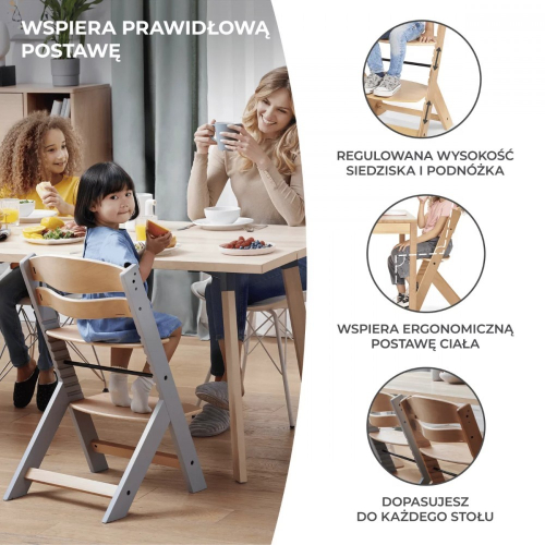 Krzesełko do karmienia ENOCK NATURAL-9811613