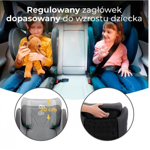 Fotelik samochodowy JUNIOR FIX 2 i-Size 100-150 cm ROCKET GREY-9811747