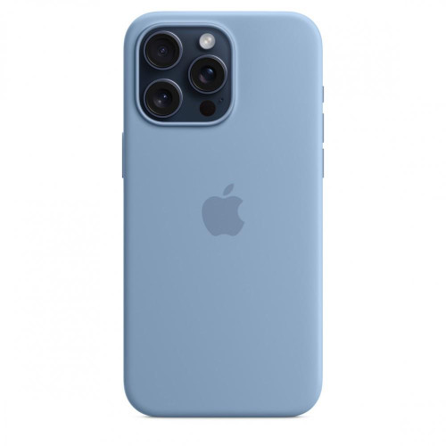 Etui silikonowe z MagSafe do iPhonea 15 Pro Max - zimowy błękit-9814772