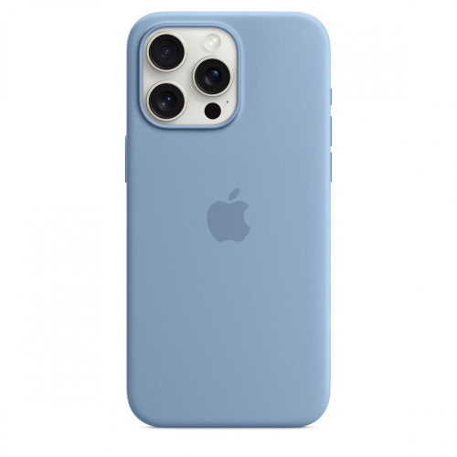Etui silikonowe z MagSafe do iPhonea 15 Pro Max - zimowy błękit-9814773