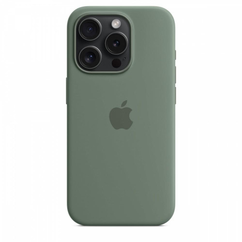 Etui silikonowe z MagSafe do iPhonea 15 Pro - cyprysowe-9814816