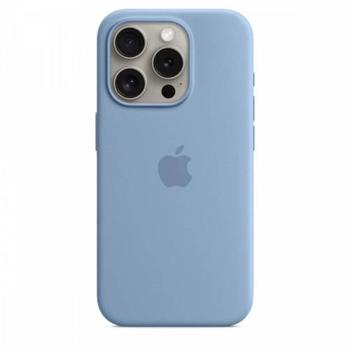 Etui silikonowe z MagSafe do iPhonea 15 Pro - zimowy błękit-9814819