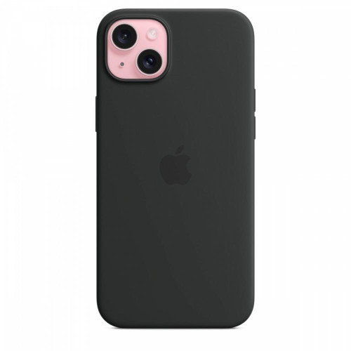 Etui silikonowe z MagSafe do iPhonea 15 Plus - czarne-9814831