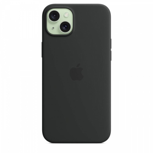 Etui silikonowe z MagSafe do iPhonea 15 Plus - czarne-9814833