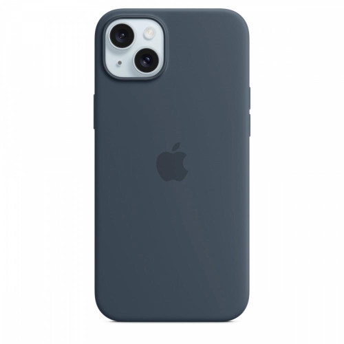 Etui silikonowe z MagSafe do iPhonea 15 Plus - sztormowy błękit-9814835