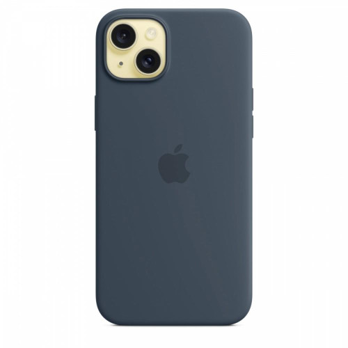 Etui silikonowe z MagSafe do iPhonea 15 Plus - sztormowy błękit-9814837