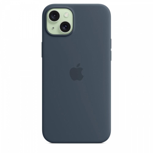 Etui silikonowe z MagSafe do iPhonea 15 Plus - sztormowy błękit-9814838