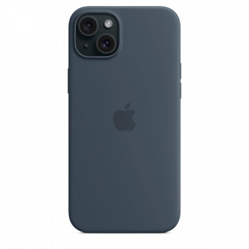 Etui silikonowe z MagSafe do iPhonea 15 Plus - sztormowy błękit-9814839