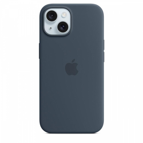 Etui silikonowe z MagSafe do iPhonea 15 - sztormowy błękit-9814892