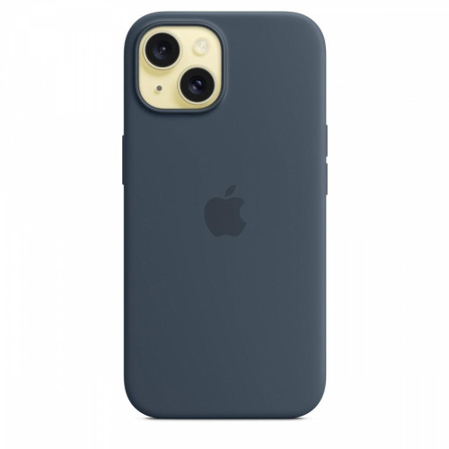 Etui silikonowe z MagSafe do iPhonea 15 - sztormowy błękit-9814894