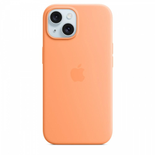 Etui silikonowe z MagSafe do iPhonea 15 - pomarańczowy sorbet-9814919