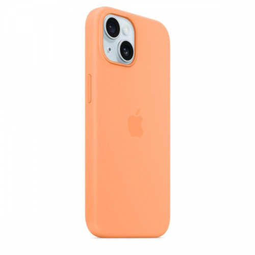 Etui silikonowe z MagSafe do iPhonea 15 - pomarańczowy sorbet-9814924