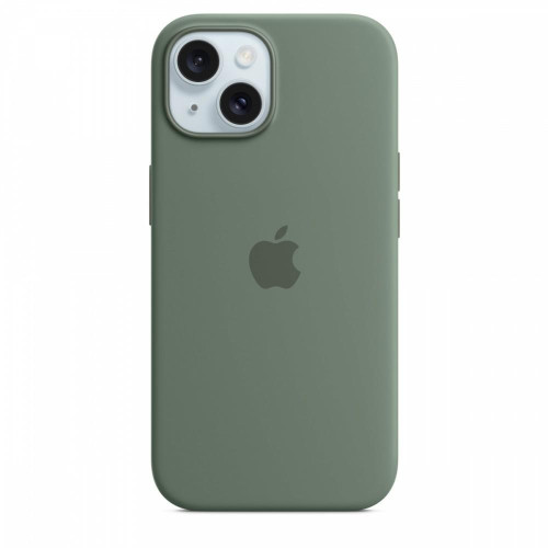 Etui silikonowe z MagSafe do iPhonea 15 - cyprysowe-9814926