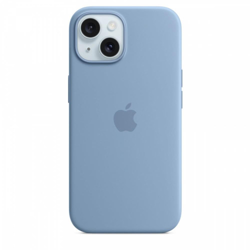 Etui silikonowe z MagSafe do iPhonea 15 - zimowy błękit-9814933