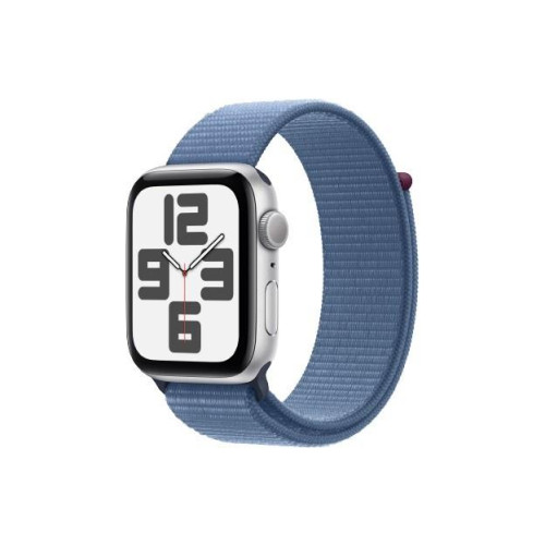 Watch SE GPS, 44mm Koperta z aluminium w kolorze srebrnym z opaską sportową w kolorze zimowego błękitu-9815016