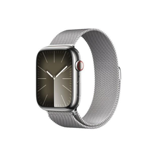 Watch Series 9 GPS + Cellular, 45mm Koperta ze stali nierdzewnej w kolorze srebrnym z bransoletą mediolańską w kolorze s