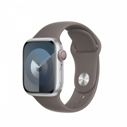 Pasek sportowy w kolorze popielatego brązu do koperty 41 mm - rozmiar S/M-9815546