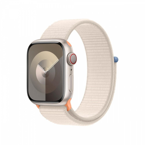 Opaska sportowa w kolorze księżycowej poświaty do koperty 41 mm-9815555