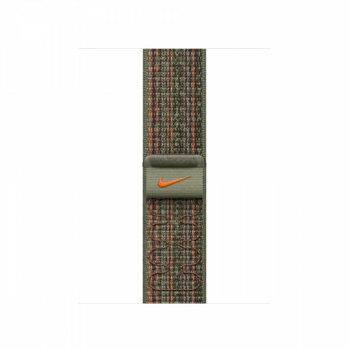 Opaska sportowa Nike w kolorze sekwoi/pomarańczowym do koperty 41 mm-9815797