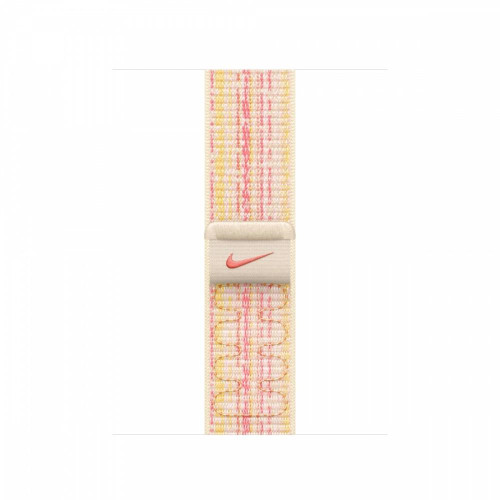 Opaska sportowa Nike w kolorze księżycowej poświaty/różowym do koperty 41 mm-9815834
