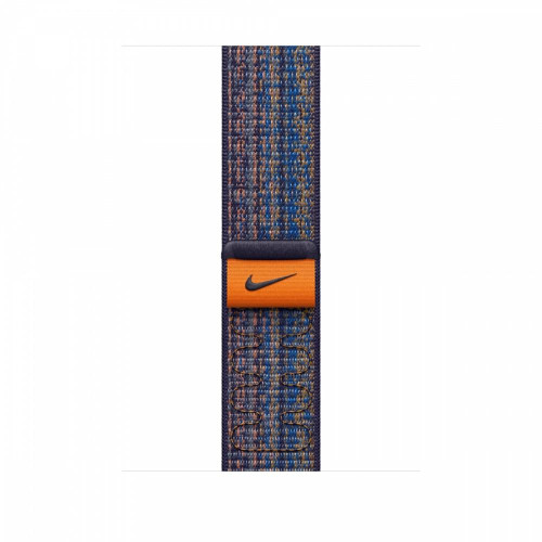 Opaska sportowa Nike w kolorze sportowego błękitu/pomarańczowym do koperty 45 mm-9815921