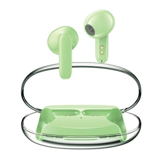 Słuchawki Bluetooth 5.3 T85 ENC TWS zielone-9817306