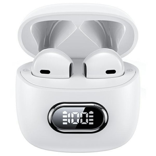 Słuchawki Bluetooth 5.3 TWS IA II LED białe-9817327