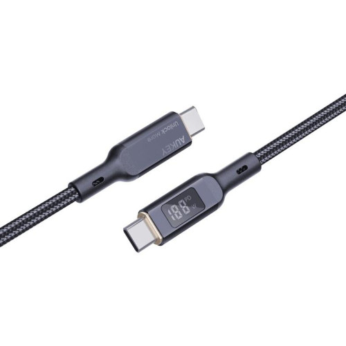 CB-MCC102 nylonowy kabel USB C - USB C | LED | 1.8m | 5A | 100W PD | 20V-9818407