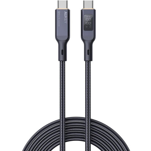 CB-MCC102 nylonowy kabel USB C - USB C | LED | 1.8m | 5A | 100W PD | 20V-9818410