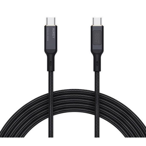 CB-MCC102 nylonowy kabel USB C - USB C | LED | 1.8m | 5A | 100W PD | 20V-9818412