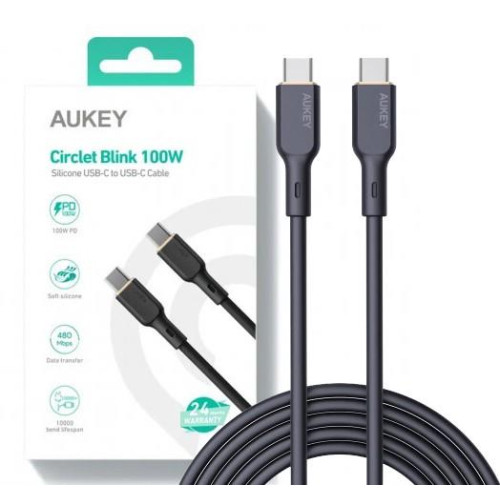 CB-SCC102 silokonowy kabel USB C - USB C | 1.8m | 5A | 100WPD | 20V-9818437