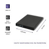 Nagrywarka DVD-RW zewnętrzna | USB 2.0 | Czarna -9821518