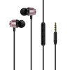 Słuchawki przewodowe jack 3,5 mm różowo-czarne-9821924
