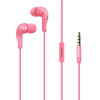 Słuchawki przewodowe jack 3,5 mm różowe-9821933