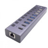 Hub USB 3.0/USB-C 9 portów LAN + Power Adapter 60W-9824493