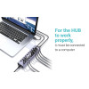 Hub USB 3.0/USB-C 9 portów LAN + Power Adapter 60W-9824499