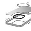 Etui Hybrid Frost MAG Cover iPhone 15 Pro MagSafe Szare-9826790