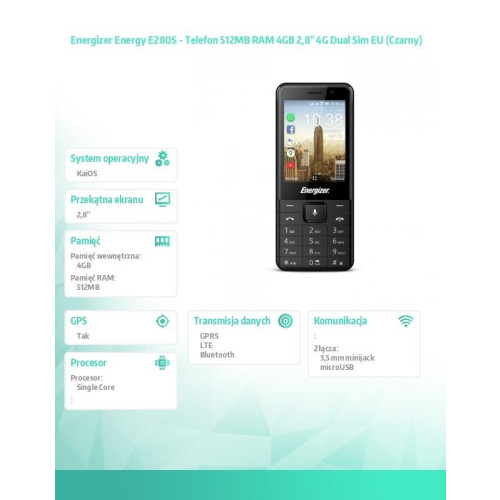 Telefon Energy E280S 512MB RAM 4GB Dual Sim-9820422