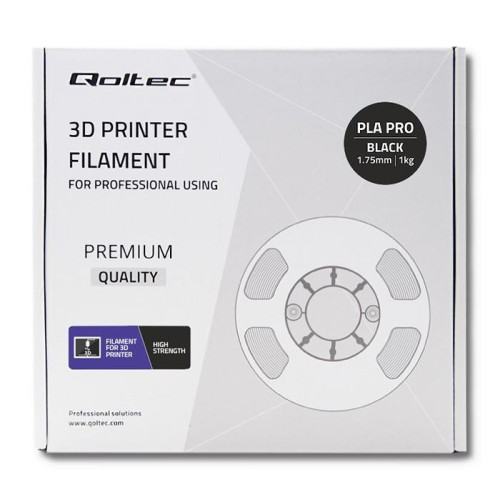 Profesjonalny filament do druku 3D | PLA PRO | 1.75mm | 1kg | Czarny -9821461