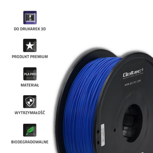 Profesjonalny filament do druku 3D | PLA PRO | 1.75mm | 1kg | Niebieski-9821496