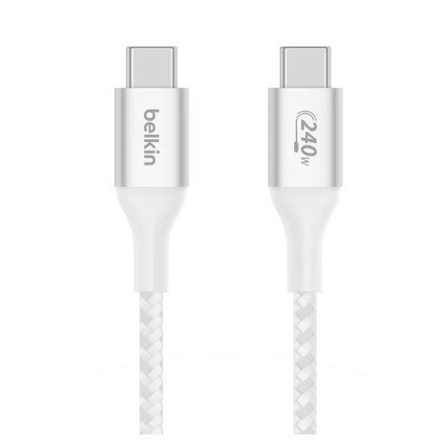 Kabel BoostCharge USB-C/USB-C 240W 2m biały -9821838