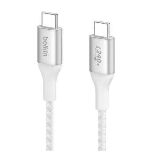 Kabel BoostCharge USB-C/USB-C 240W 2m biały -9821841