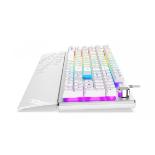 Klawiatura Frost RGB srebrno-biała-9822190