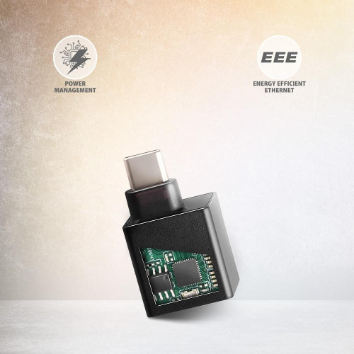 ADE-MINIC Karta sieciowa Gigabit Ethernet adapter, USB-A 3.2 Gen 1, instalacja automatyczna MINI-9822467
