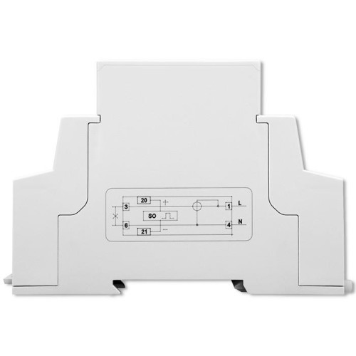 Jednofazowy elektroniczny licznik | miernik zużycia energii na szynę DIN | 230V | LCD | 2P | Slim -9823241