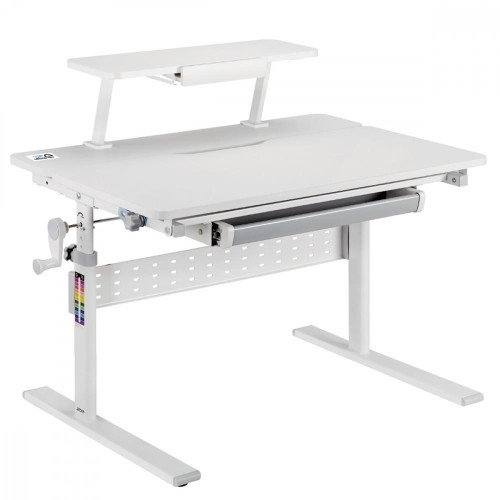 Biurko dla dzieci z regulacją wysokości max 40kg ER-483 Szare -9824310