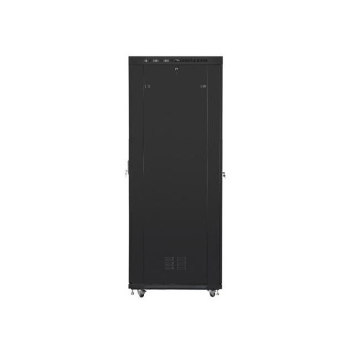 Szafa stojąca Rack 19 cali 47U 800x1000mm, drzwi perforowane LCD (FLAT PACK) czarna-9825676