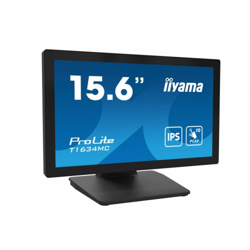 Monitor 15.6 cala T1634MC-B1S IPS,poj.10pkt.450cd,IP65,7H,VGA,HDMI,DP -9825842