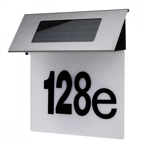 Lampa solarna LED z numerem domu IP44 MCE423 -9826768