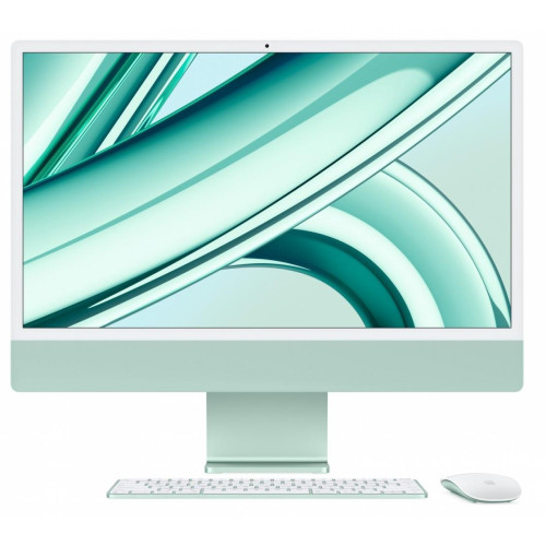 iMac 24 cale: M3 8/10, 8GB, 256GB SSD - Zielony-9827304